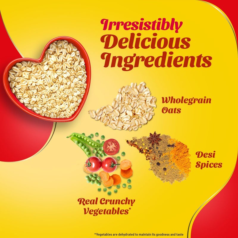 Saffola Masala Oats - Peppy Tomato, 39 gm - Image 5